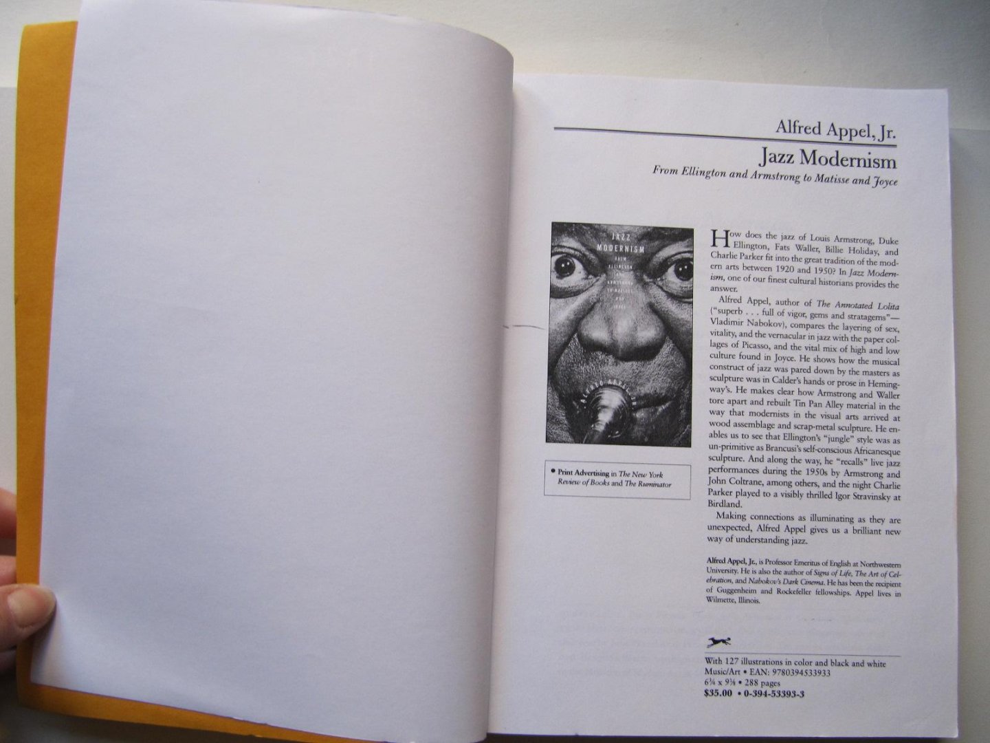 A. Appel Jr. - Jazz Modernism- from Ellington and Armstrong to Matisse and Joyce