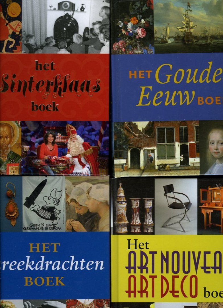 Diverse auteurs - 14 fotoboeken van Uitgeverij Waanders. Het Haagse School Boek - Het Kinder Boek - Het Gouden Eeuw Boek - Het Sinterklaas Boek - Het Hoge Veluwe Boek - Het Overijsselse Geschiedenis Boek - Het Drenthe Boek - Het Bommelerwaard Boek - Het Art Nou...