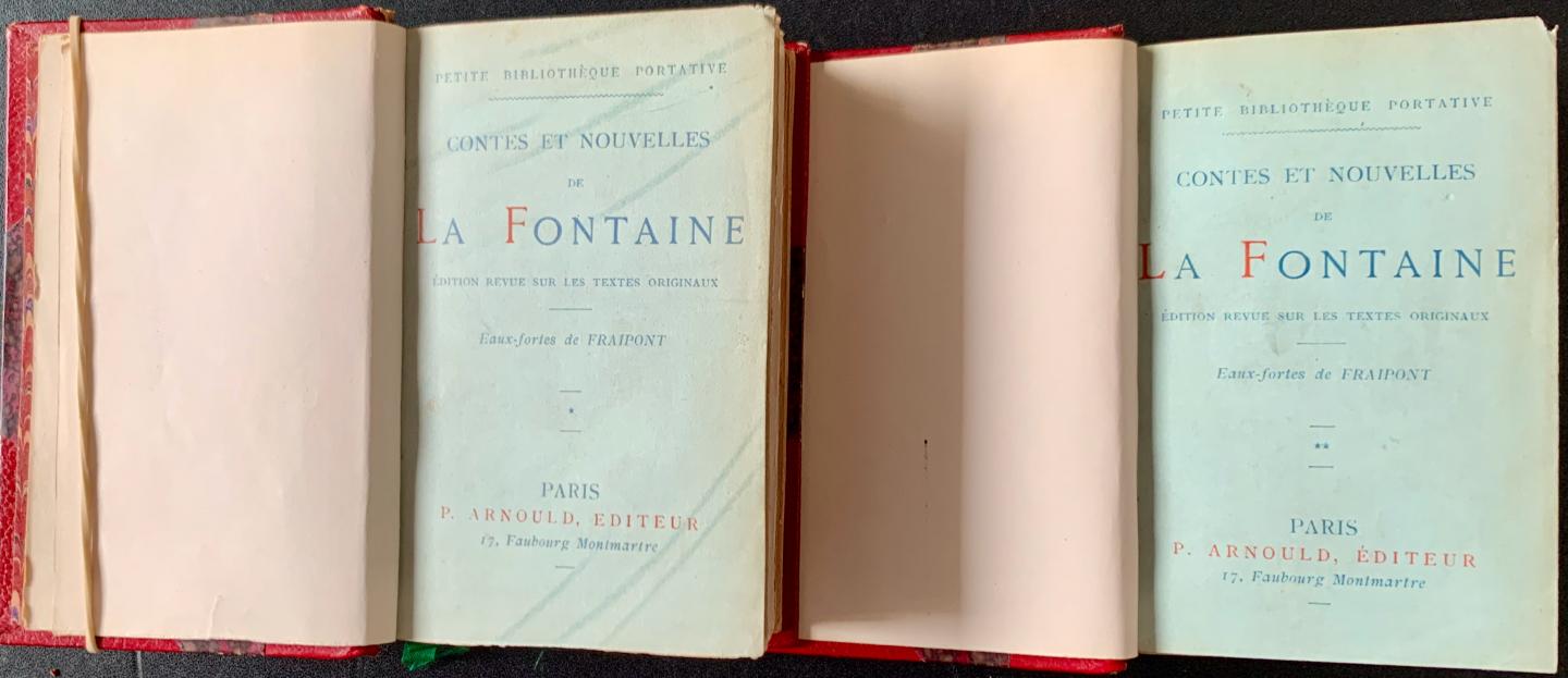  - Contes et Nouvelles de La Fontaine (2 vol.)