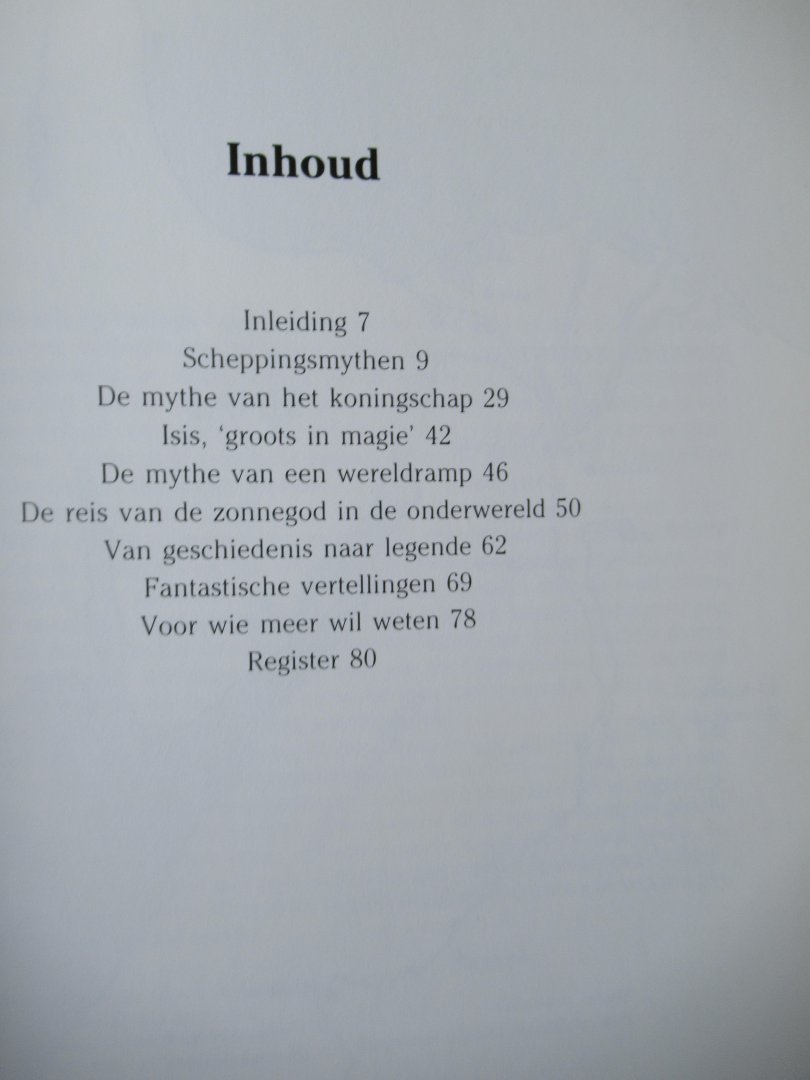 Hart, George - Egyptische mythen. Legenden uit een ver verleden.