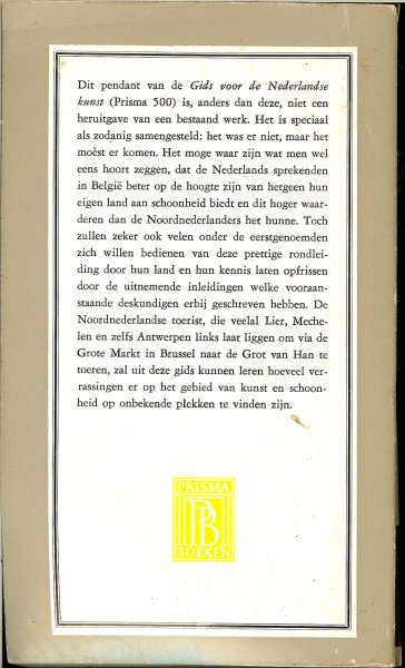 Lemaire, Prof. dr. R.  & G. Gepts  en L.de Pauw de Veen  & P. Baudouin met 152 platen en 19 kaarten  .. en woord vooraf van minister J. Kuypers - Gids voor de kunst in België