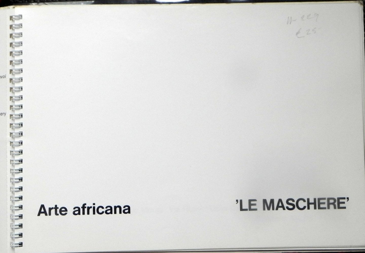 Paolo Morigi. - Arte africana. 'Le Maschere"