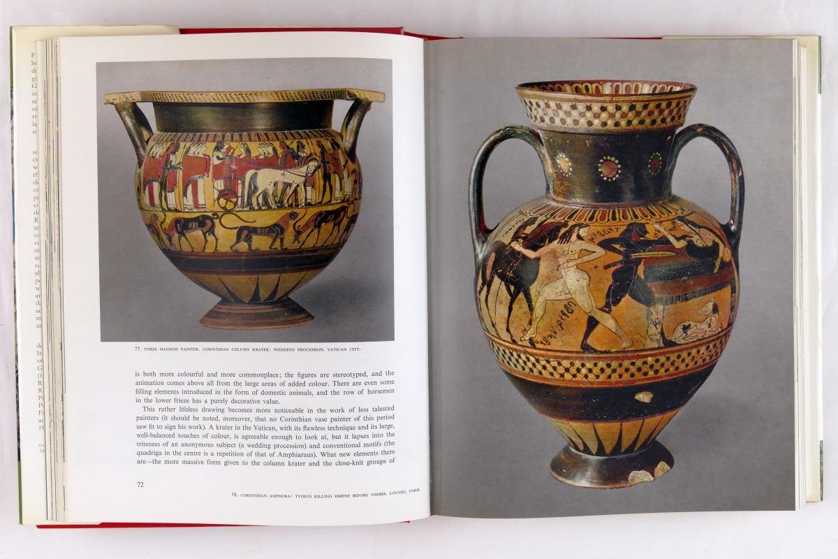 Charbonneaux J., R. Martin, F. Villard - Archaic Greek art 620-480 BC The arts of mankind (3 foto's)