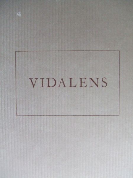 Vidalens ( preface Michel Tournier) - Vidalens, 30 werken van Frederic Vidalens afgebeeld in zw/w en kleur