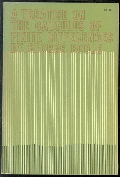 George Boole - A treatise on the calculus of finite differences.