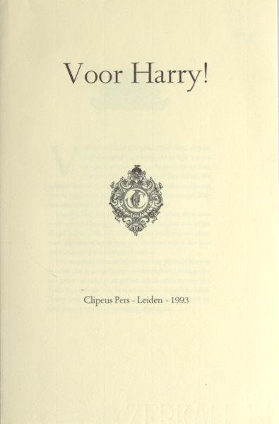  - Voor Harry!