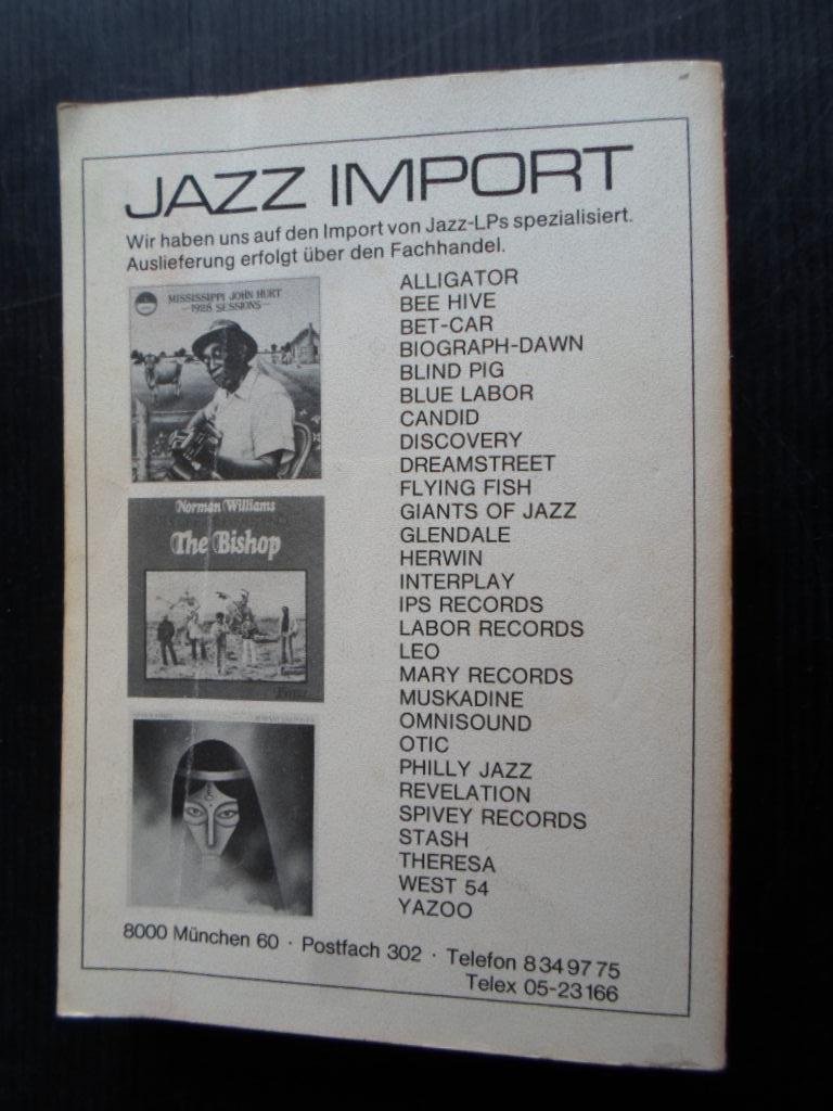 Braun, G. - Bielefelder Katalog Jazz 1981, 4166 Schallplatten und 10005 verschiedene Interpreten