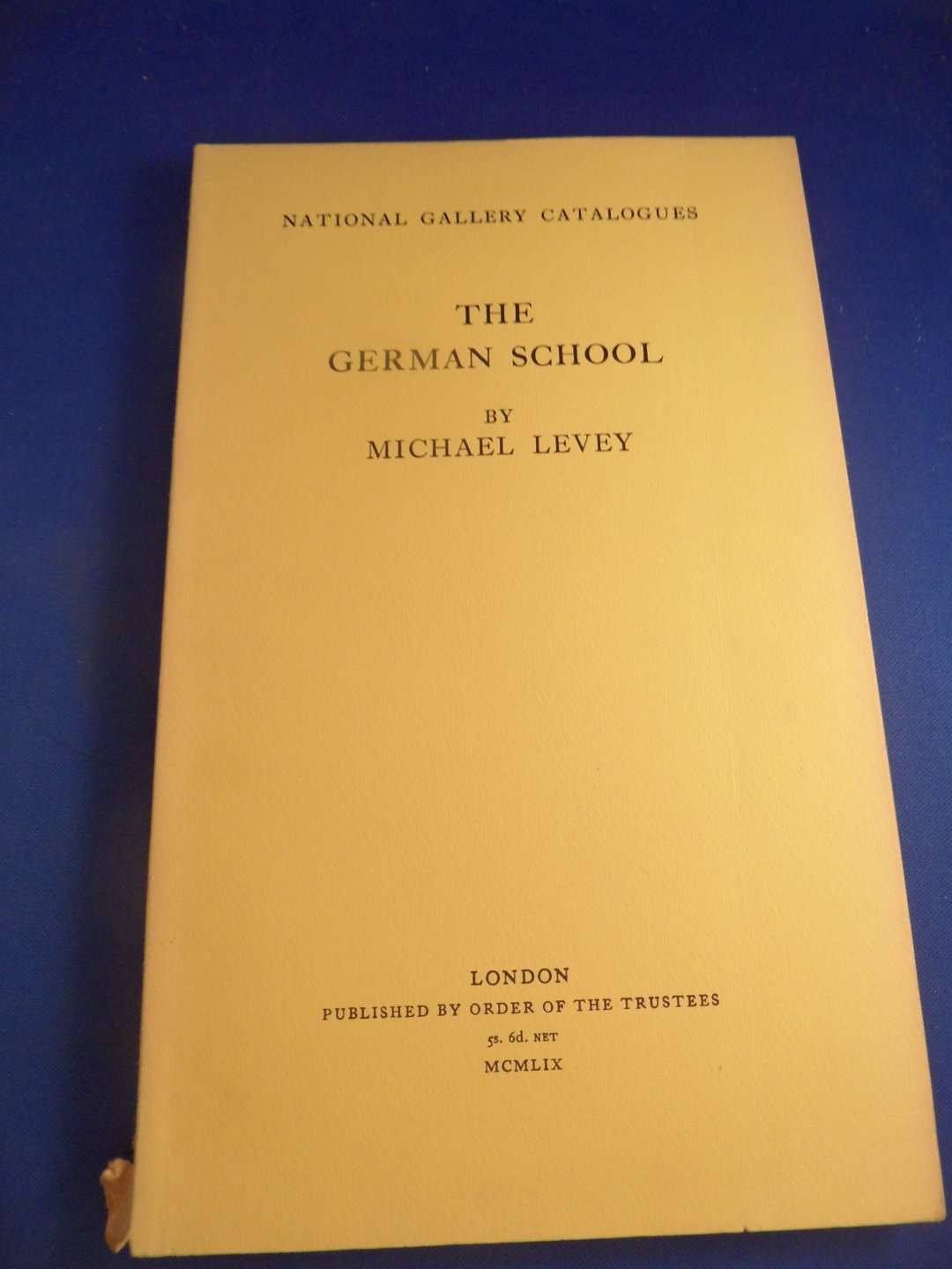 Levey, Michael - The German School