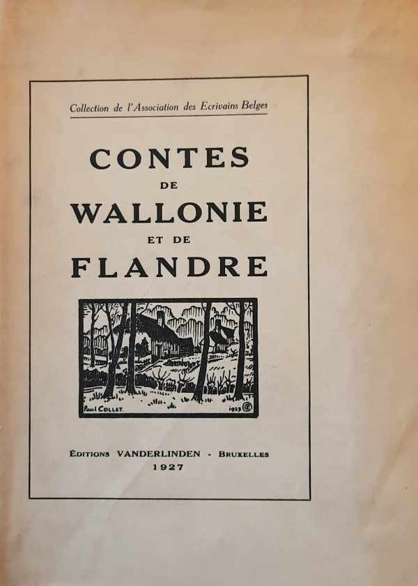 COLLECTION DE L'ASSOCIATION DES ECRIVAINS BELGES - Contes de Wallonie et de Flandre