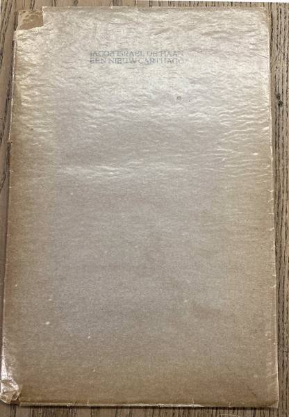 HAAN, JACOB ISRAëL DE. - Een nieuw Carthago.