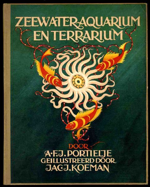 Portielje, A.F.J. - Zeewater Aquarium en terrarium. Kompleet met alle plaatjes Portielje, A.F.J. - Zeewater Aquarium en terrarium. Kompleet met alle plaatjes