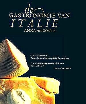 Conte , A. del . [ isbn 9789043902014 ] 0518 - De Gastronomie van Italie . ( Anna del Conte werd geboren in Milaan. Haar eerste boek. Portrait of Pasta, verscheen in 1976. In 1987 ontving ze voor The gastronomy of Italy de prestigieuze Duchessa Maria Luigia di Parma - prijs (het A-Z deel van  -