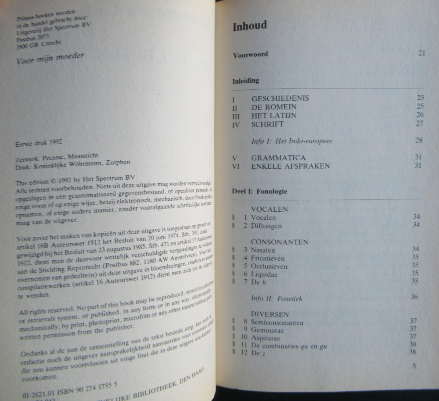 Hus, W.J.B. Drs. - Grammatica Latijn