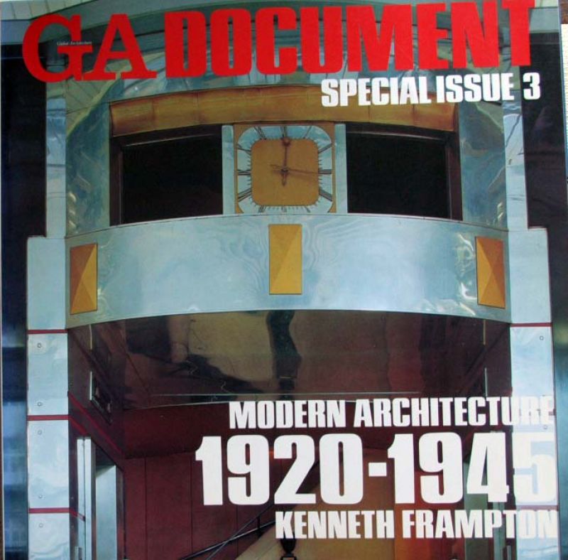 Kenneth Frampton - GA Document ,special issue 3