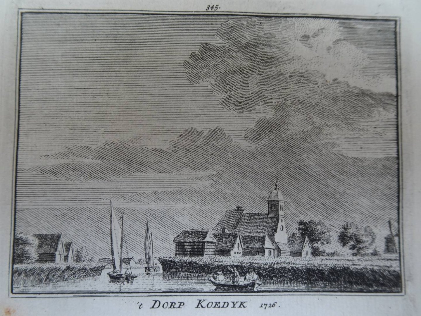 Koedijk. - 't Dorp Koedyk, 1726.