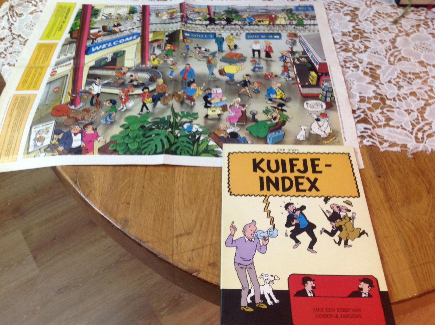 Har Brok - Kuifje-Index met de strip van Jansen & Jansens