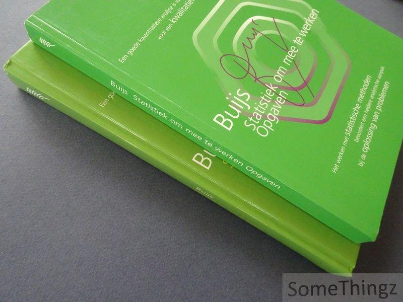 Buijs, Arie. - Statistiek om mee te werken. Statistiek om mee te werken: opgaven. [2 vols]