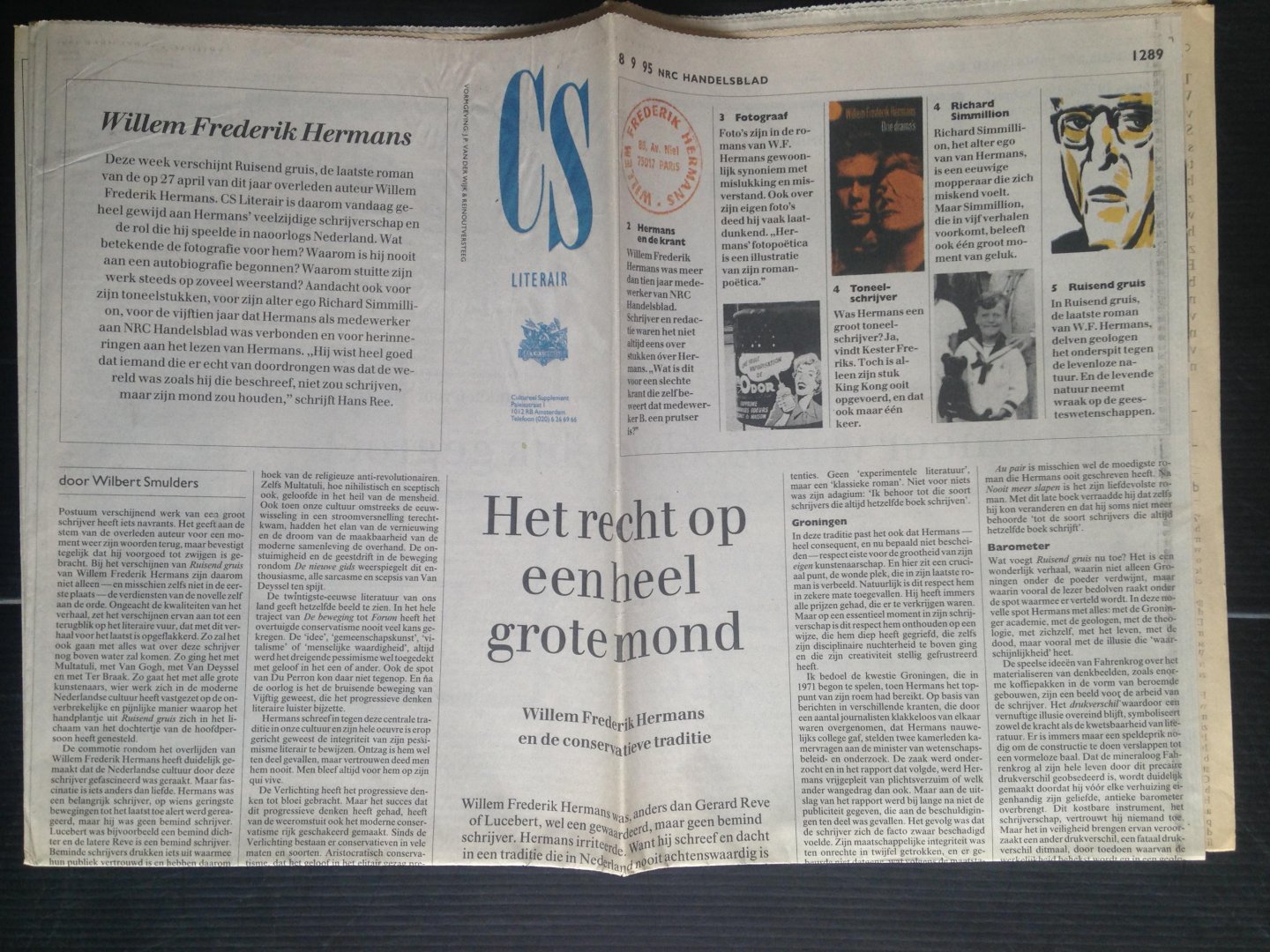 NRC, CS Literair - oa WF Hermans