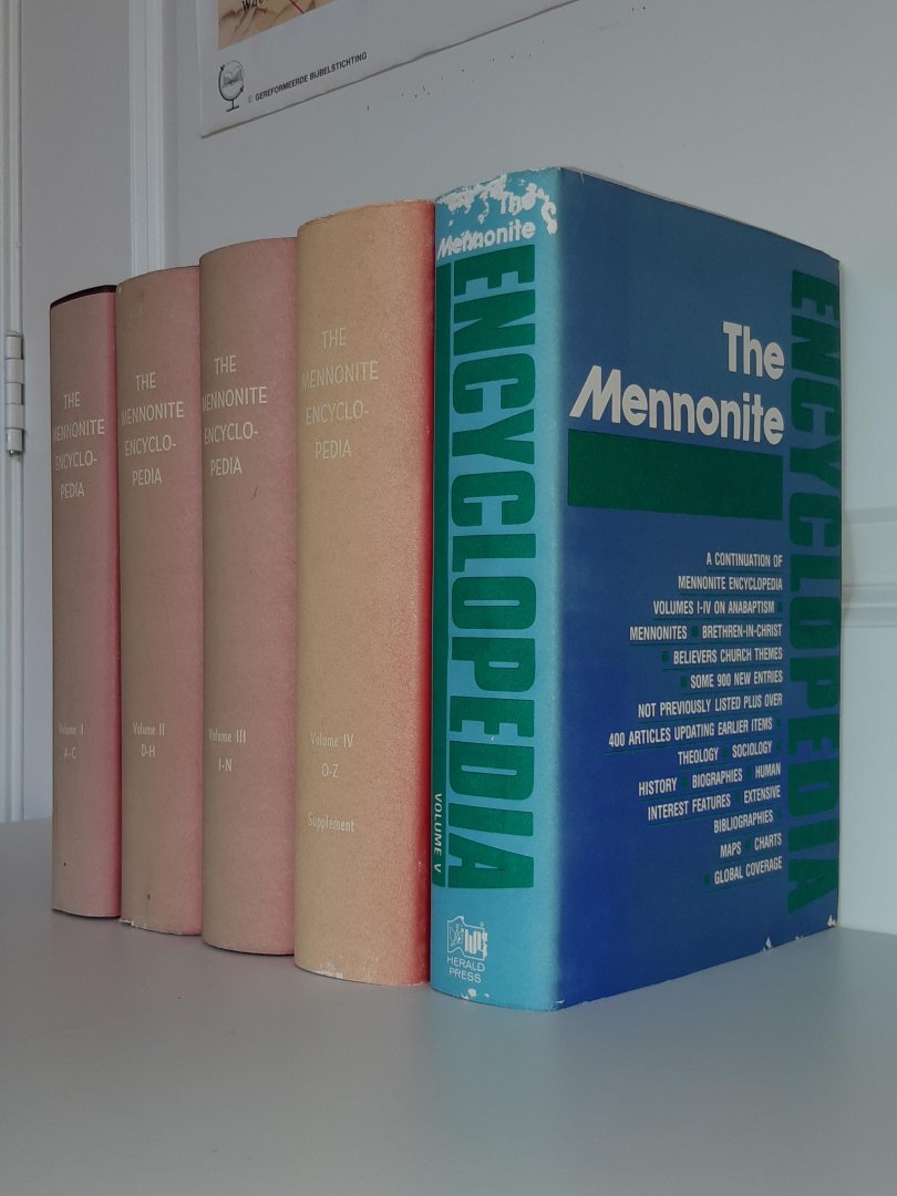 Krahn, Cornelius (editor) - The Mennonite Encyclopedia complete (SET 5 VOLUMES)