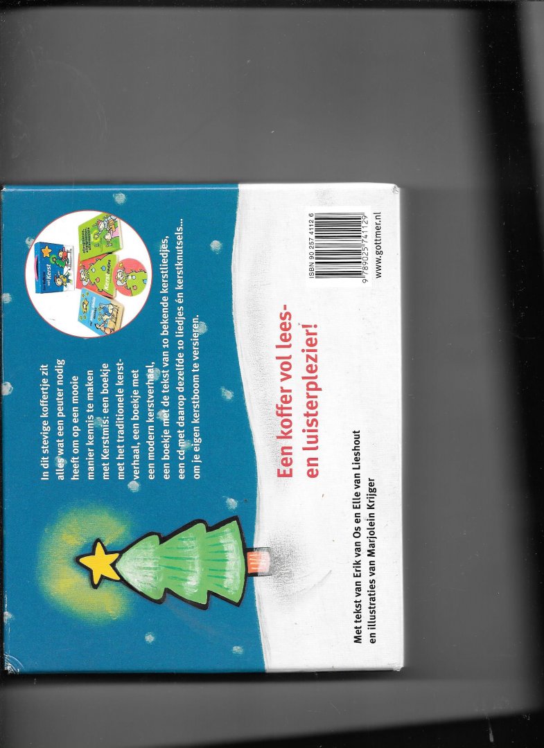 Lieshout, E. van - Een koffertje vol kerst / Bevat: CD, Kerstknutsels, 3 boeken