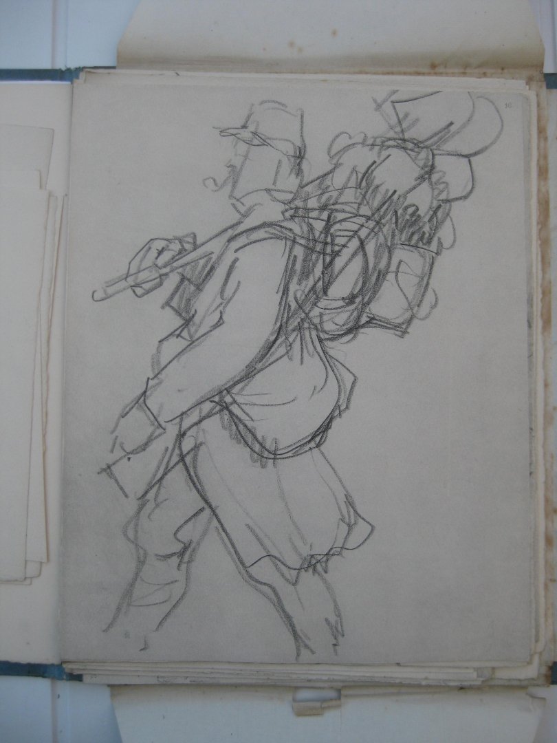 Naudin Bernard (tekeningen van-) - Croquis de campagne de Bernard Naudin 1914-1915.