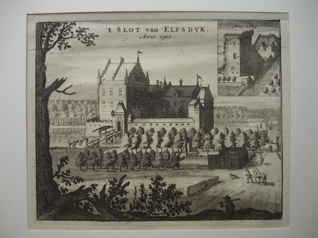 Ellewoutsdijk. - 't Slot van Elfsdyk. Anno 1500.