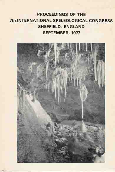 Ford, Dr. T.D. - Proceedings of the 7th international speleological congress Sheffield 1977.