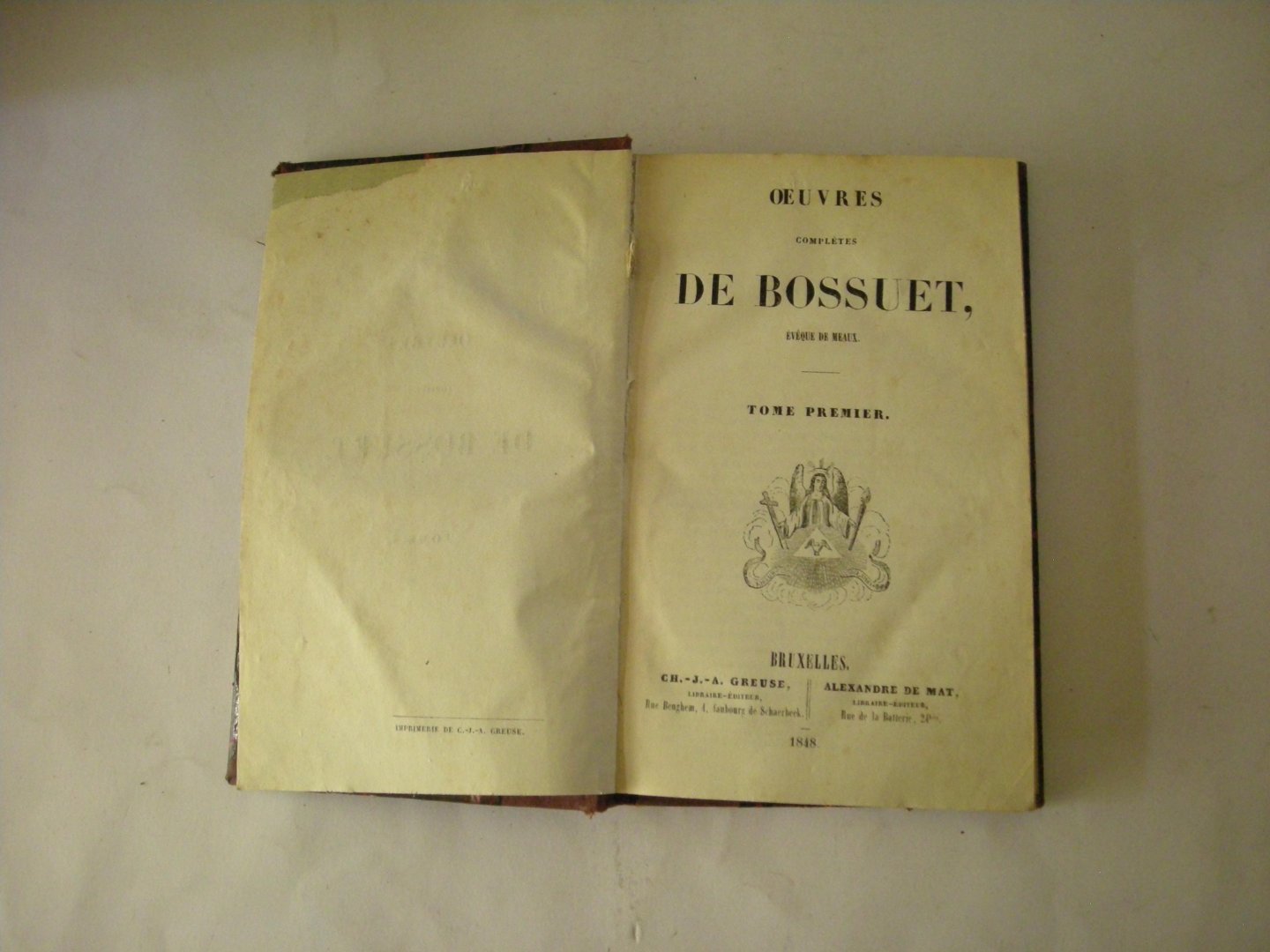 Bossuet, eveque de Meaux - Oeuvres completes, Tome 1 t/m VI