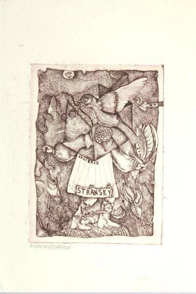 Steenvoorden, Ab. - Exlibris voor Stransky.