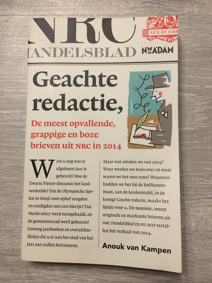 Kampen, Anouk van - Geachte redactie,