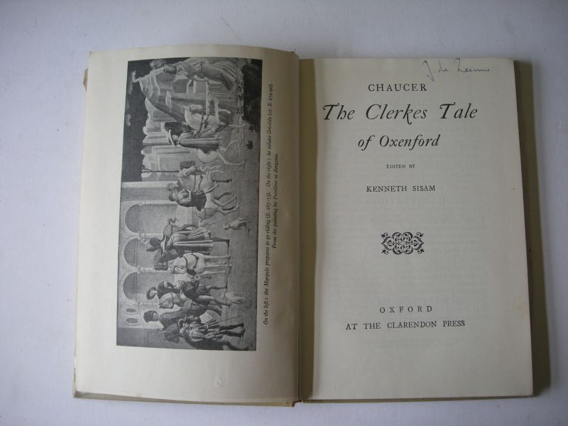 Chaucer / Sisam, Kenneth, ed. - The Clerkes Tale of Oxenford