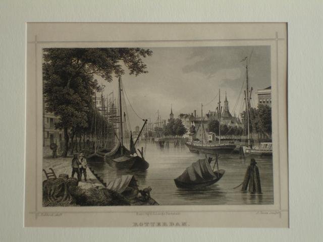 Rotterdam. - Rotterdam. De Leuvehaven.