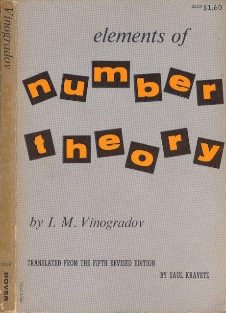 Vinogradov, I.M. - Elements of Number Theory.