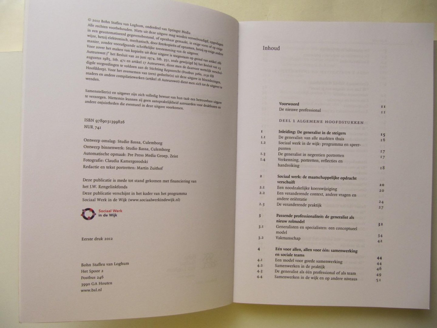 Margot Scholte e.a. - De generalist, de sociale professional aan de basis