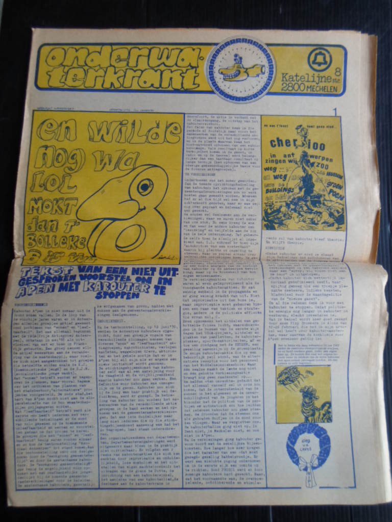  - Ding, Onderwaterkrant, Belgisch underground magazine, Mechelen