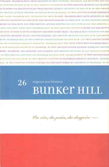 Somers, Maartje e.a. (red.) - Bunker Hill 26, magazine avec littérature