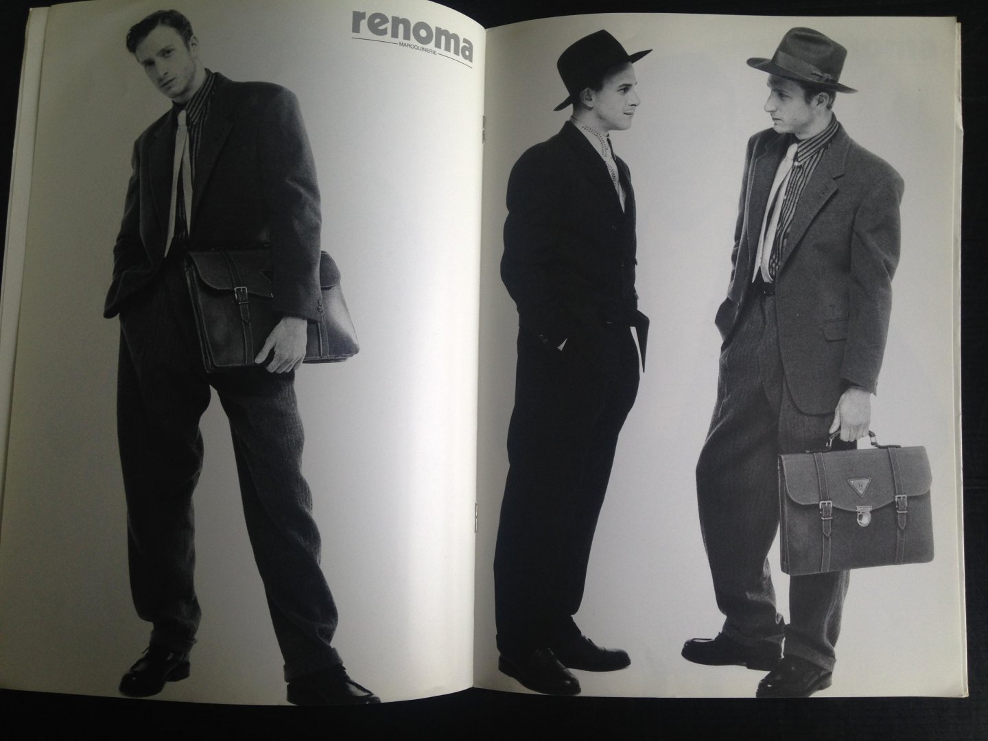  - Folder Renoma, Paris, mannenmode, Photo Randall Mesdon, Realisation Franck Lavenant
