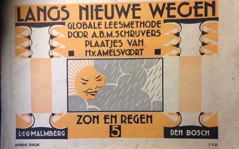 Schrijvers, A.B.M. / Amelsvoort, H. van (ill.) - Langs Nieuwe Wegen. Globale leesmethode Deel 5 : Zon en Regen