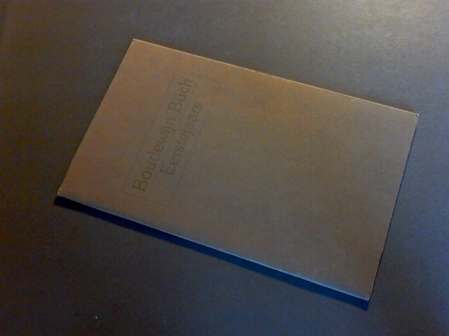 Buch, Boudewijn - Eerstejaars