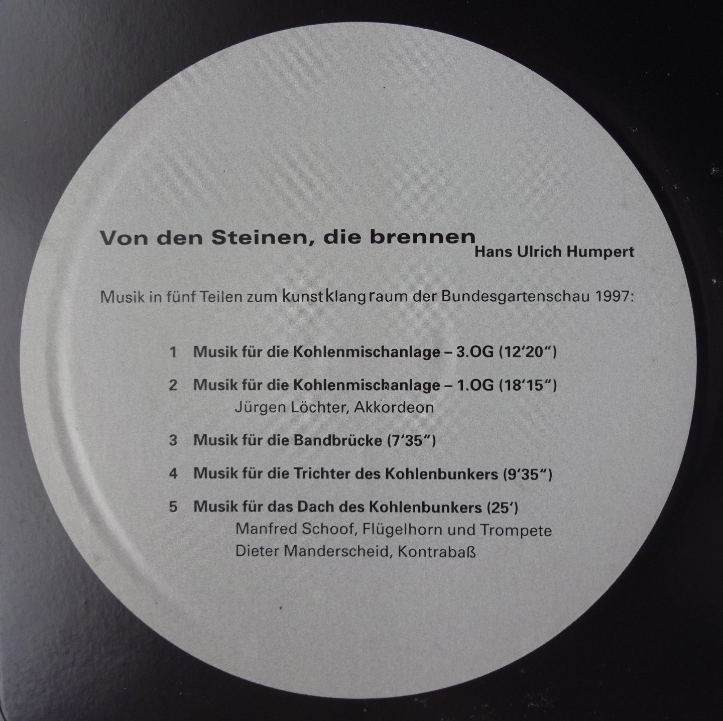Brockhaus, Christoph (Idee und Konzept) - Kunstklangraum Zeche Nordstern. Schupp und Kremmer, Humpert, Karavan [ isbn 3893223282 ]