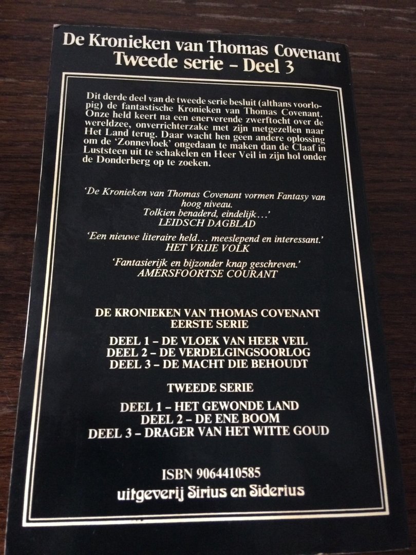 Donaldson - Drager van het witte goud