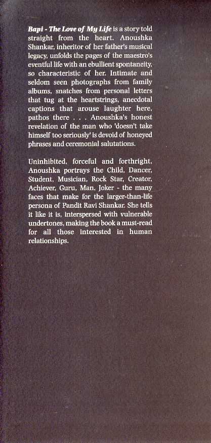 Shankar, Ravi/Anoushka Shankar - Family Pride. Bapi - the Love of My Life.