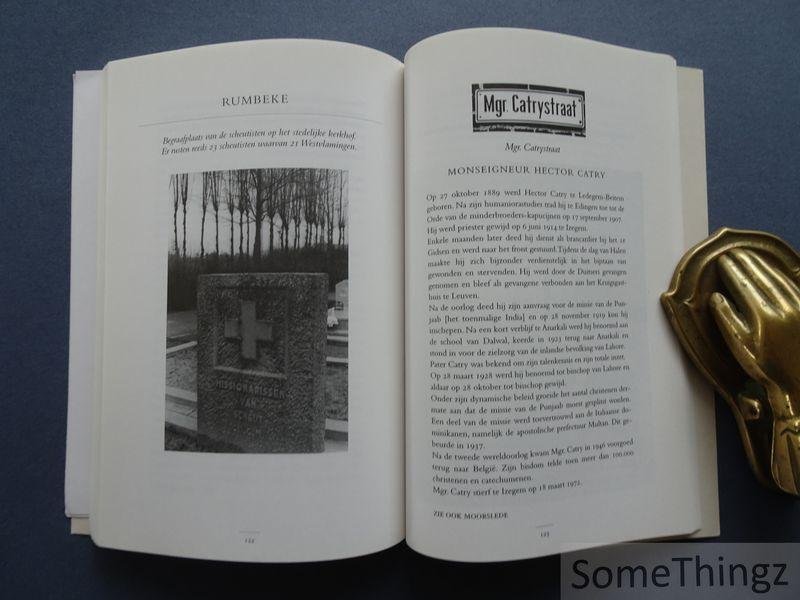 Tanghe, Omer / Van Belleghem, Doenja. - Hun stem in steen: Westvlaamse missionarisroute. Monumenten, gedenkstenen, begraafplaatsen, straatnamen en biografische gegevens van Westvlaamse Missionarissen.