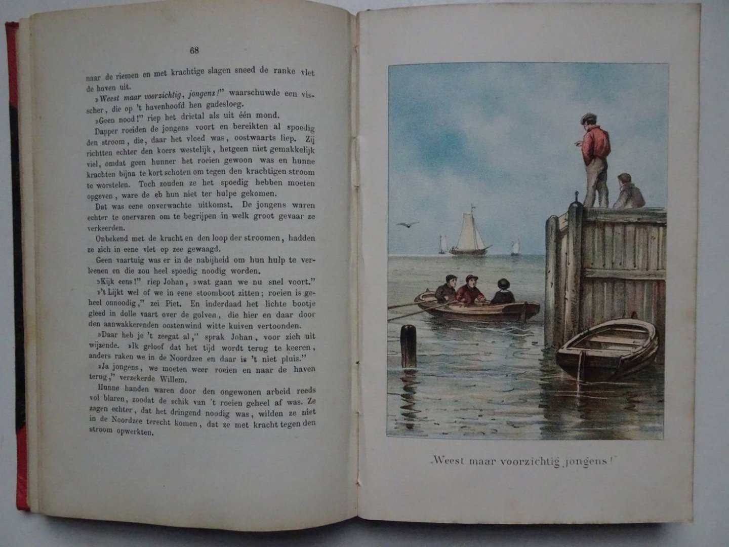 N.n.. - De nieuwe Kinderbibliotheek. Jaargang 1885. Eerste en tweede deel in 1 band.