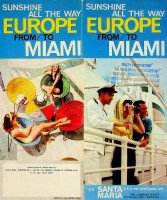 CCN - Brochure C.C.N. The Portuguese Line T/V Santa Maria Sunshine all the way, Europe from/to Miami