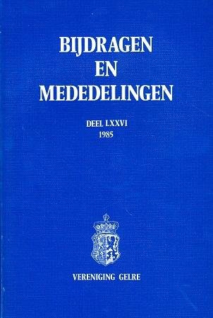 Diverse - Bijdragen en Mededelingen Deel LXXVI 1985