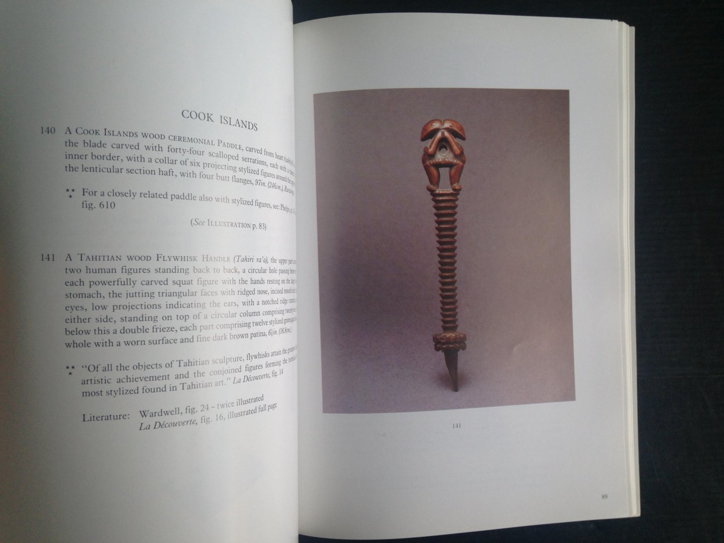 Catalogue Sotheby & Co - Primitive Works of Art, Property Mrs Camila Pinto, The Marquis of Tavistock, Mr Carlo Monzino, Pre-Columbian,  American  Indian, Oceanic and  African art