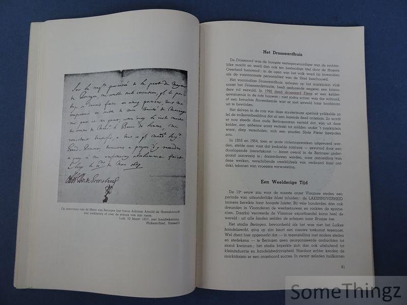 Schouteden, Ward. - Beringen vroeger en nu: enige grepen uit de geschiedenis en de folklore van Beringen.