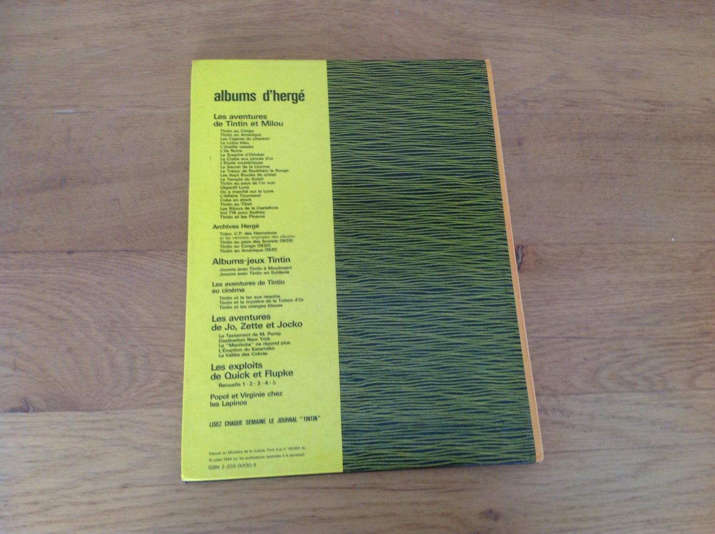 Hergé - Tintin et Le Mystère de la Toison D'Or