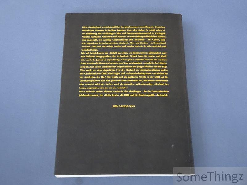 Beier, Rosmarie / Biedermann, Bettina (ed.). - Lebensstationen in Deutschland 1900 bis 1993.